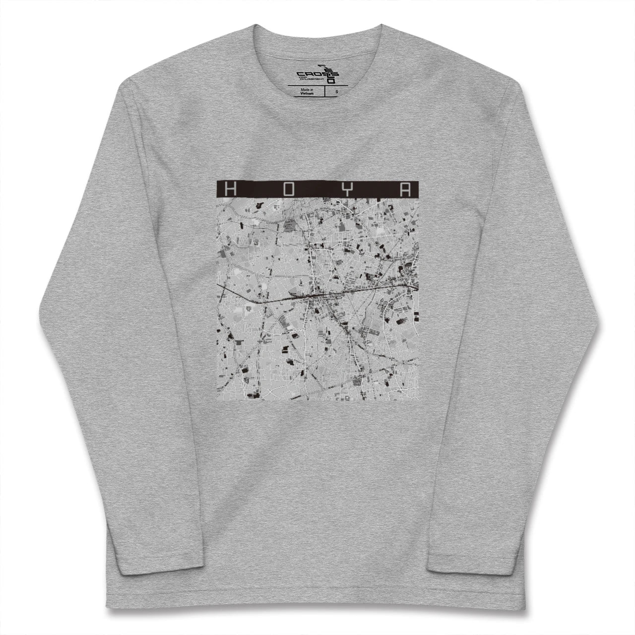 【保谷(東京都)】地図柄ロングスリーブTシャツ