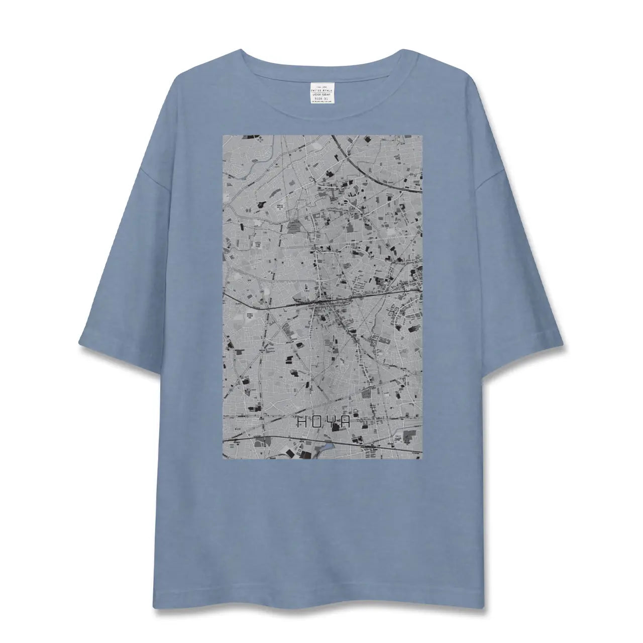 【保谷(東京都)】地図柄ビッグシルエットTシャツ