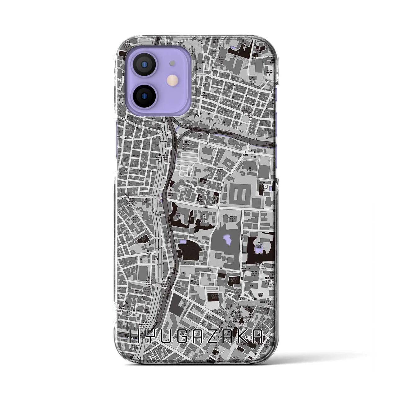 【日向坂(東京都)】地図柄iPhoneケース(クリアタイプ)