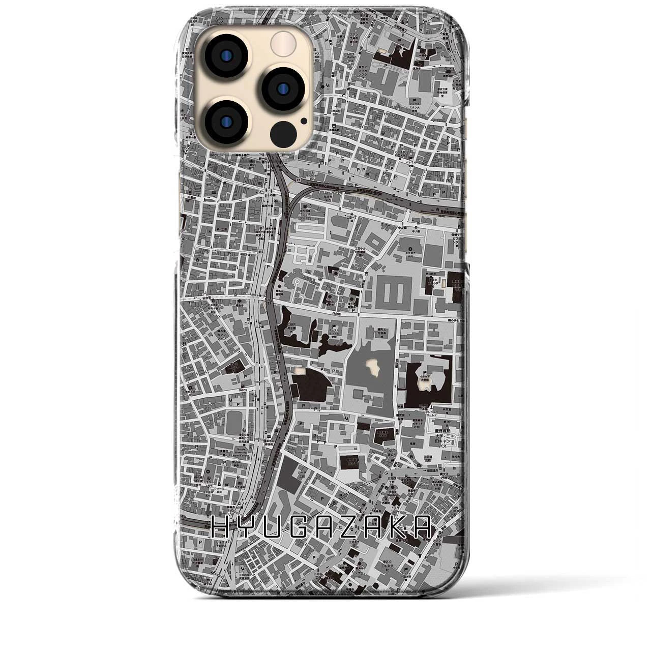 【日向坂(東京都)】地図柄iPhoneケース(クリアタイプ)