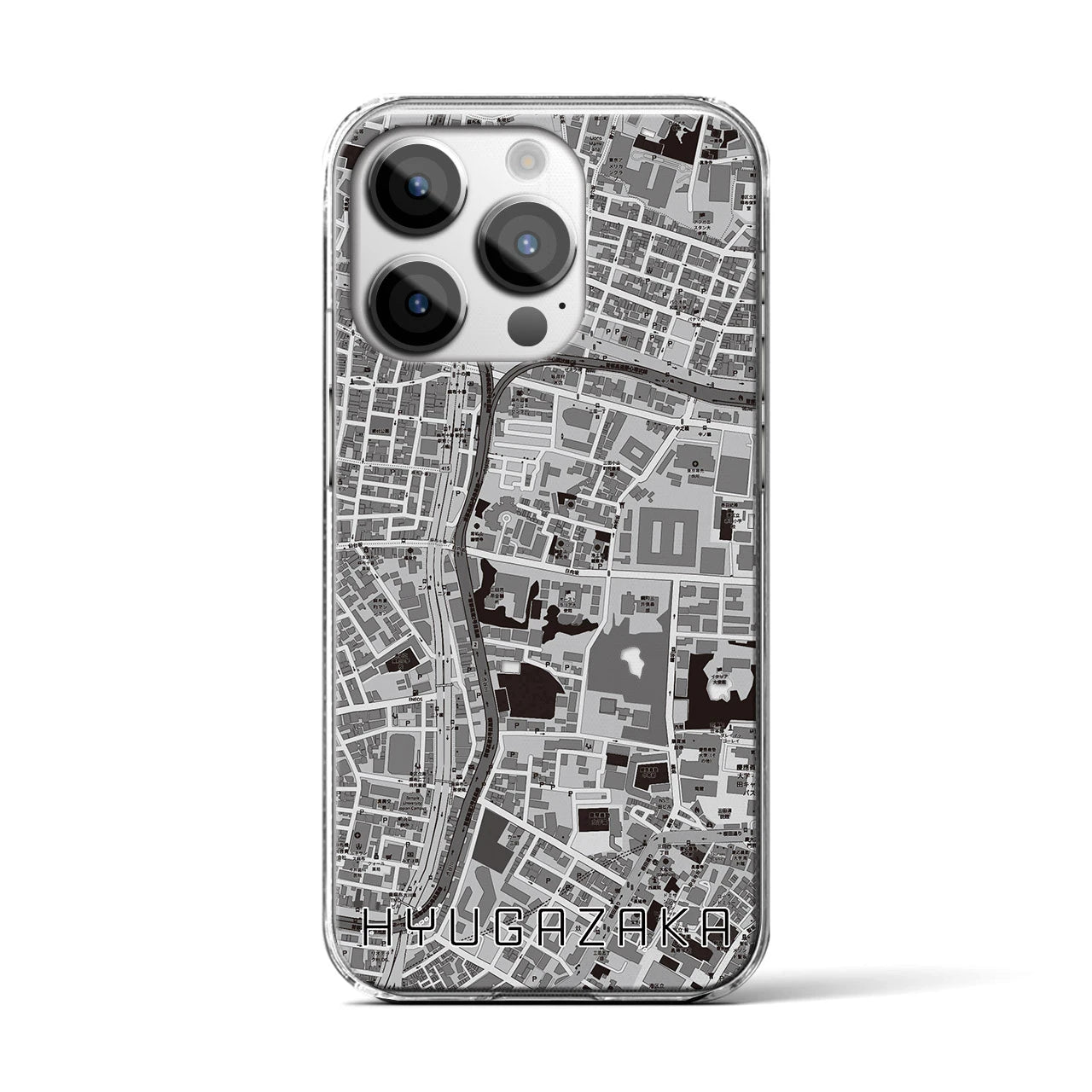 【日向坂(東京都)】地図柄iPhoneケース(クリアタイプ)