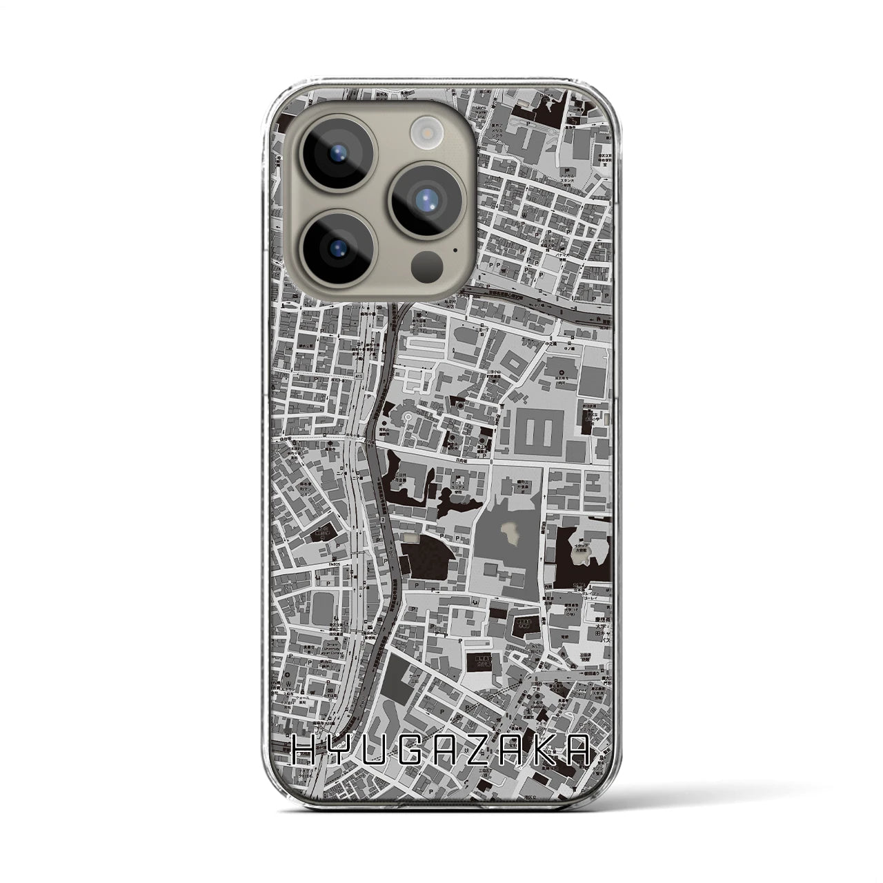 【日向坂(東京都)】地図柄iPhoneケース(クリアタイプ)