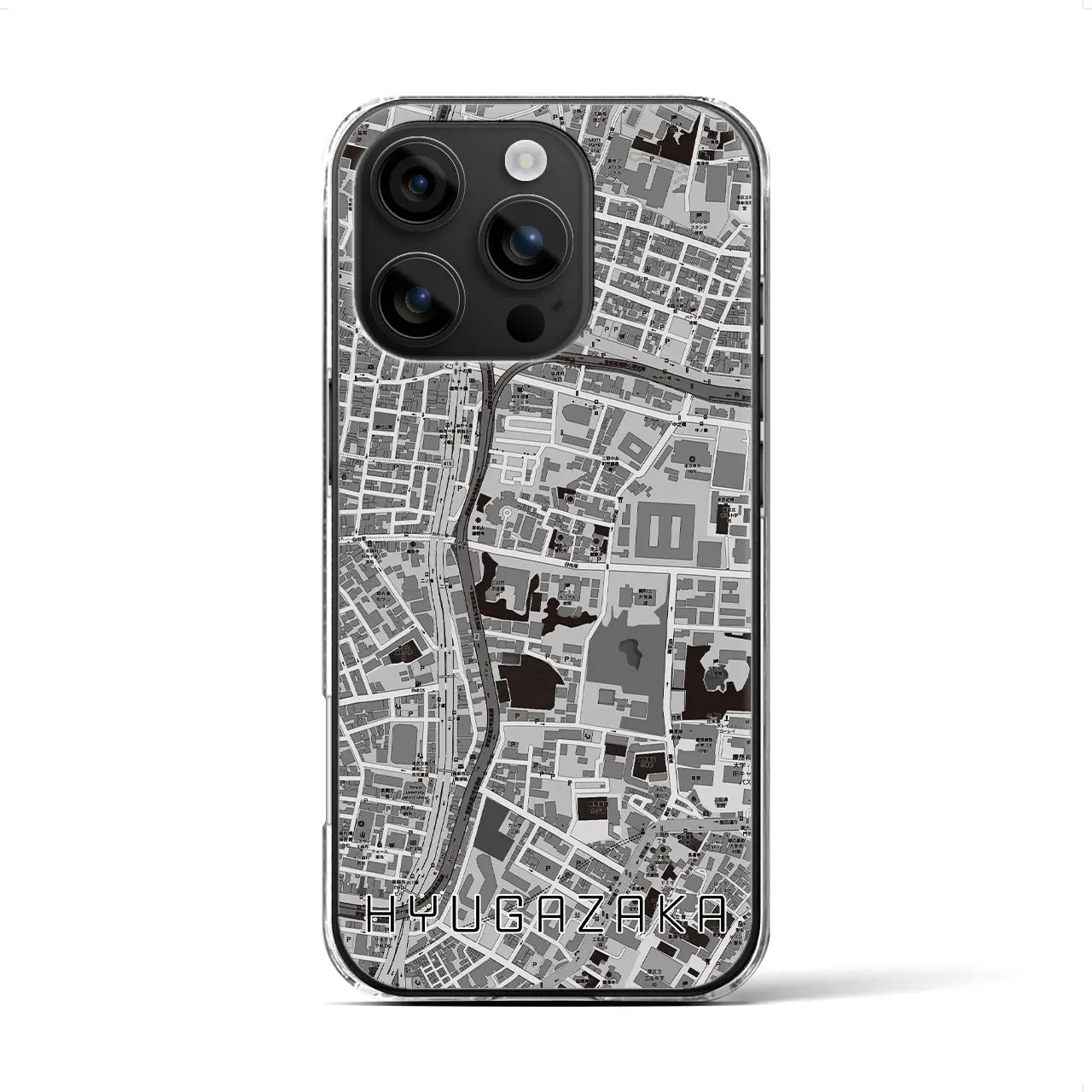 【日向坂(東京都)】地図柄iPhoneケース(クリアタイプ)