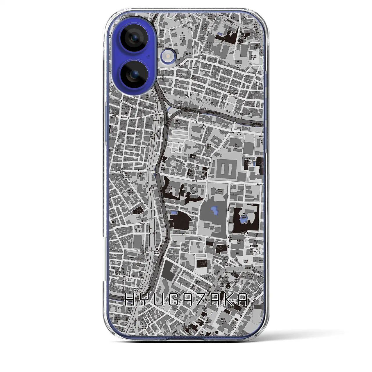 【日向坂(東京都)】地図柄iPhoneケース(クリアタイプ)