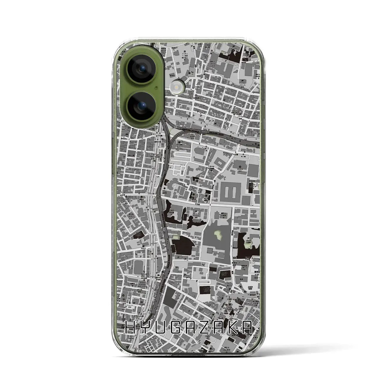 【日向坂(東京都)】地図柄iPhoneケース(クリアタイプ)