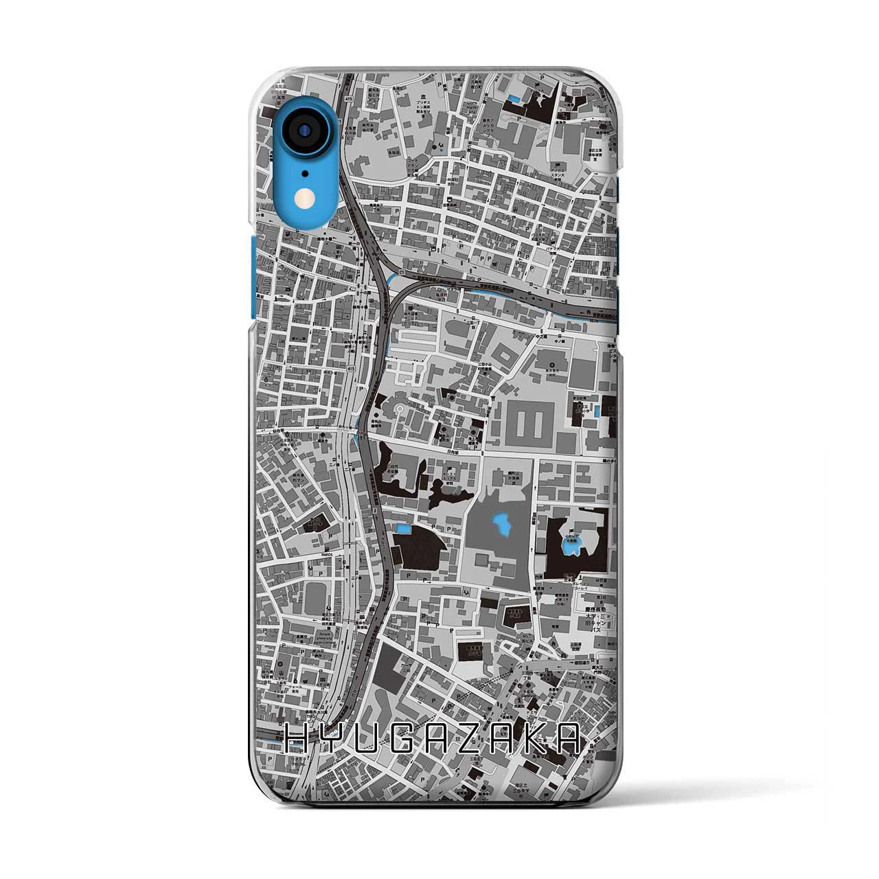 【日向坂(東京都)】地図柄iPhoneケース(クリアタイプ)