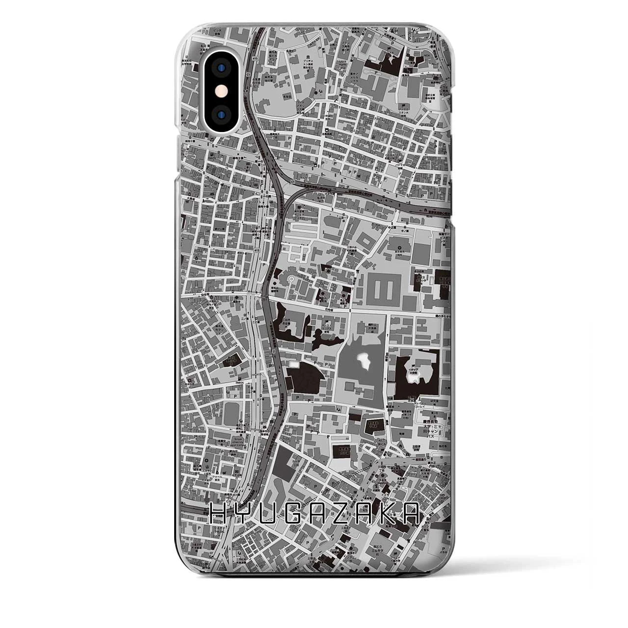 【日向坂(東京都)】地図柄iPhoneケース(クリアタイプ)