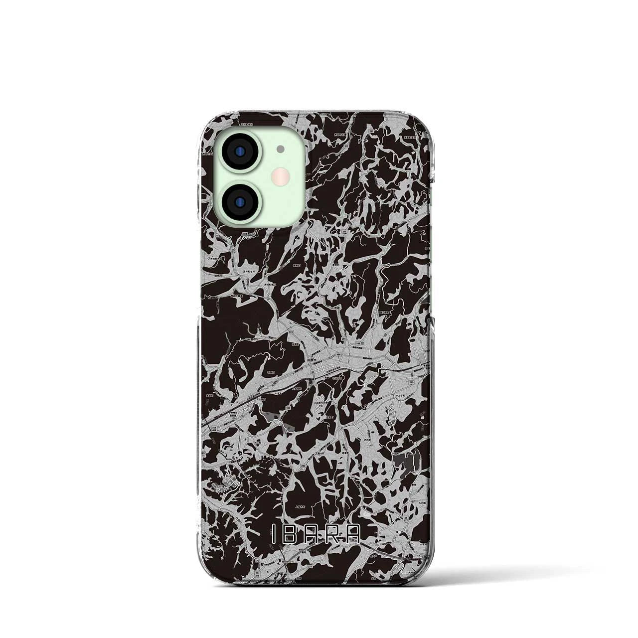 【井原(岡山県)】地図柄iPhoneケース(クリアタイプ)