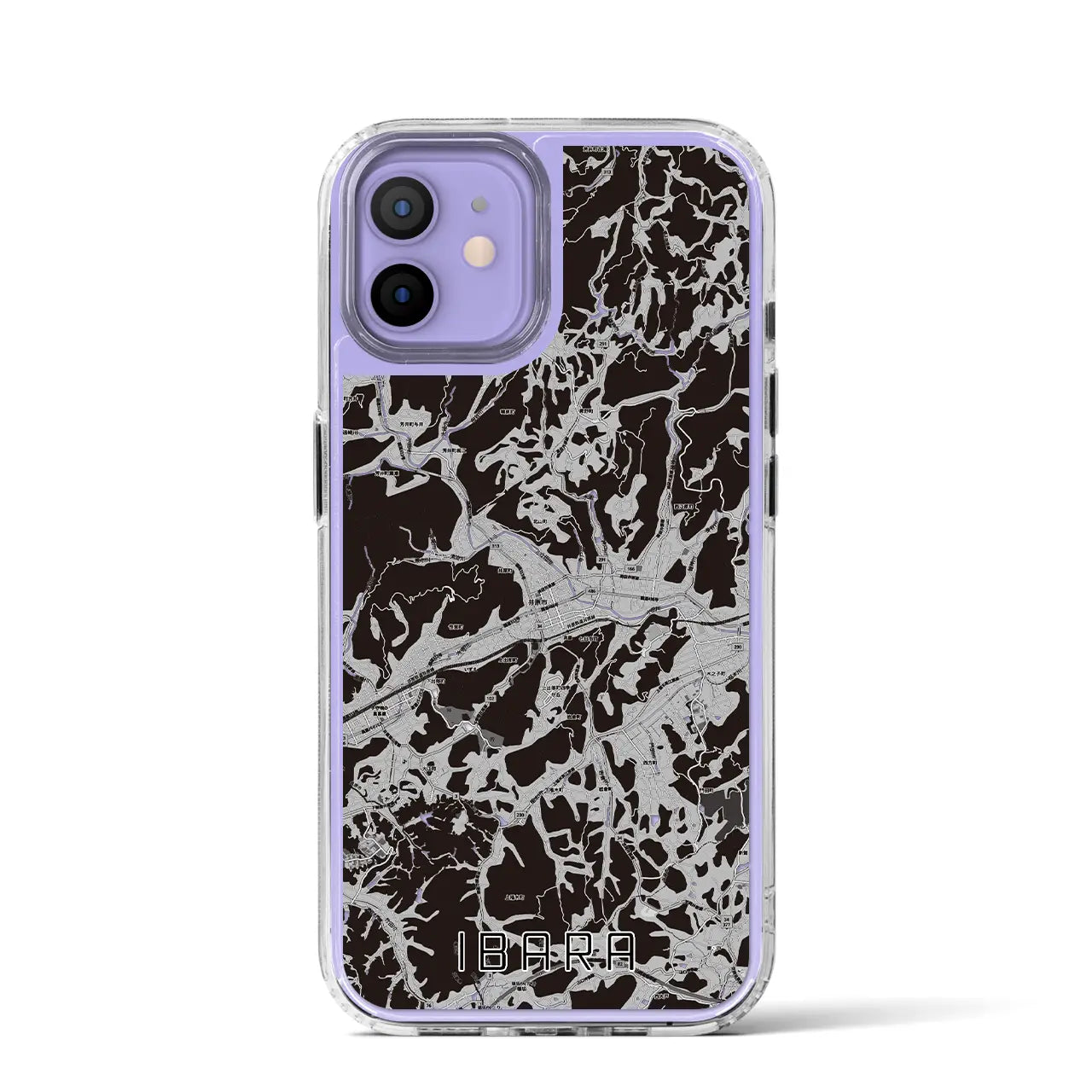 【井原(岡山県)】地図柄iPhoneケース(MagSafeタイプ)