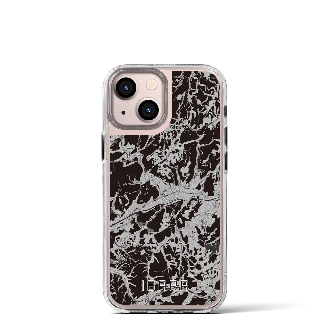 【井原(岡山県)】地図柄iPhoneケース(MagSafeタイプ)