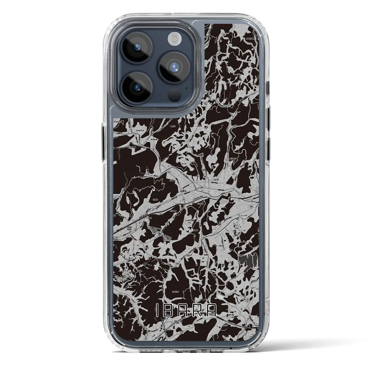 【井原(岡山県)】地図柄iPhoneケース(MagSafeタイプ)