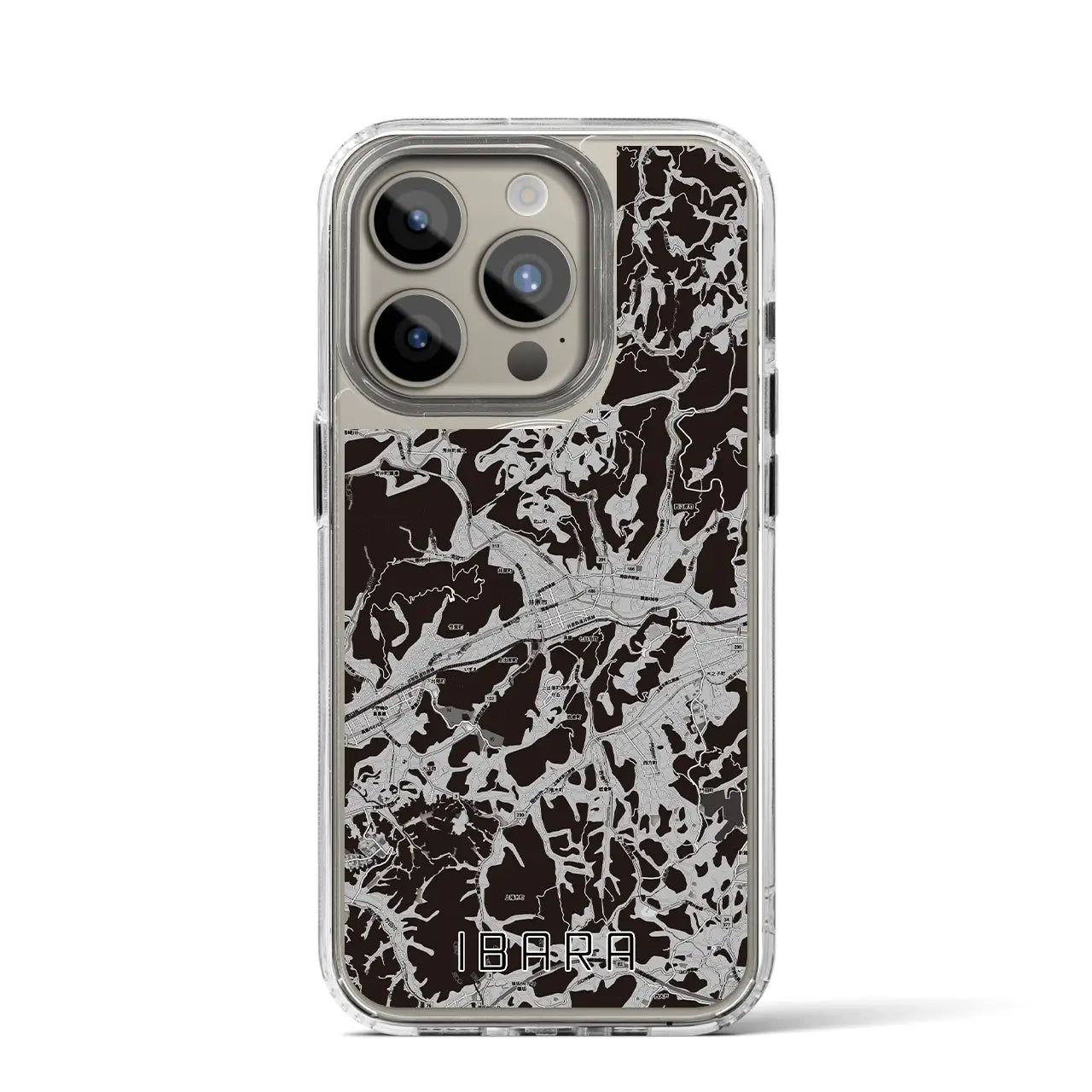 【井原(岡山県)】地図柄iPhoneケース(MagSafeタイプ)