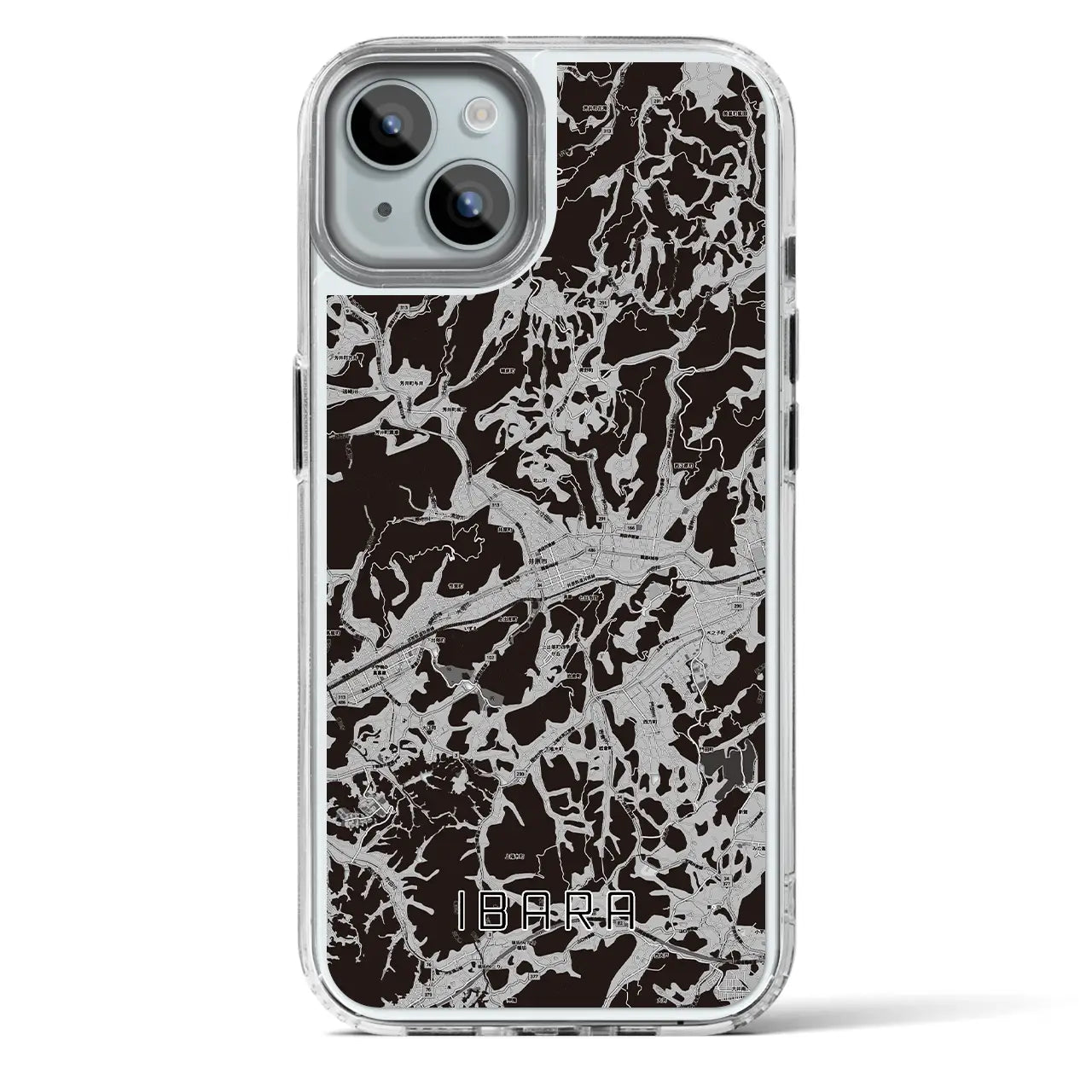 【井原(岡山県)】地図柄iPhoneケース(MagSafeタイプ)