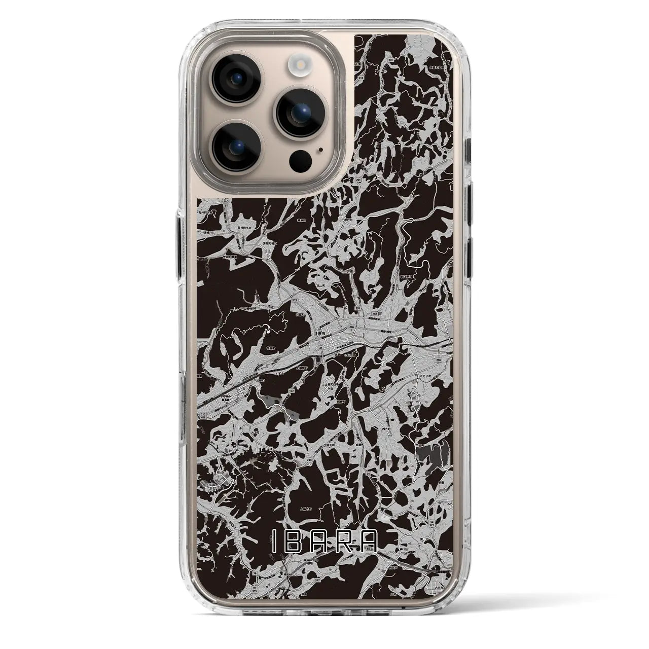 【井原(岡山県)】地図柄iPhoneケース(MagSafeタイプ)