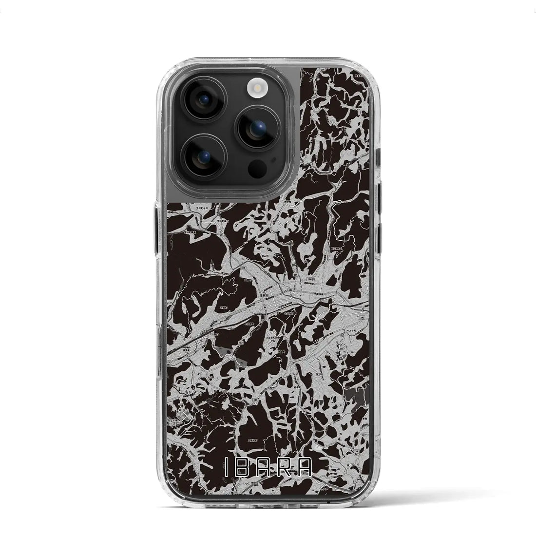 【井原(岡山県)】地図柄iPhoneケース(MagSafeタイプ)