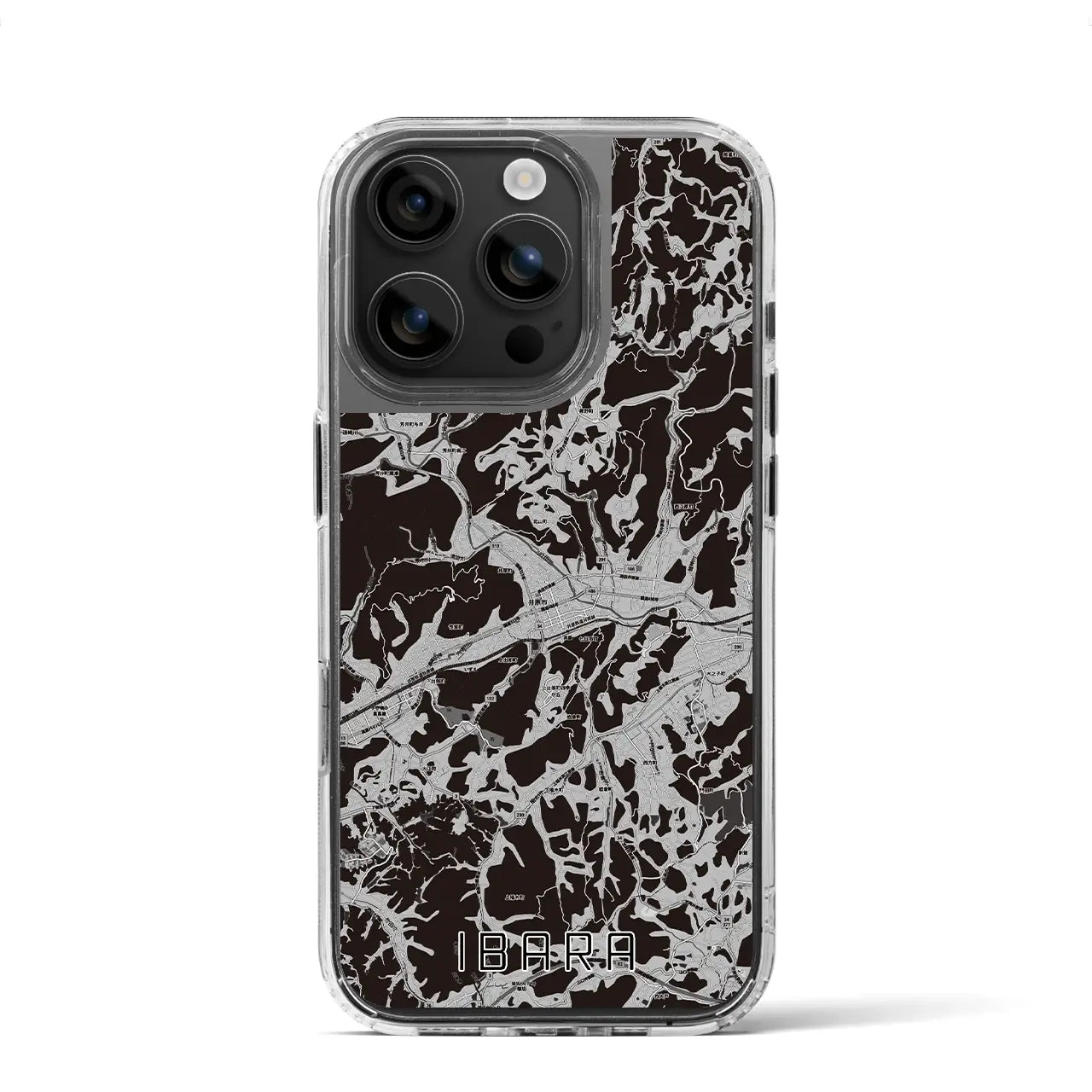 【井原(岡山県)】地図柄iPhoneケース(MagSafeタイプ)