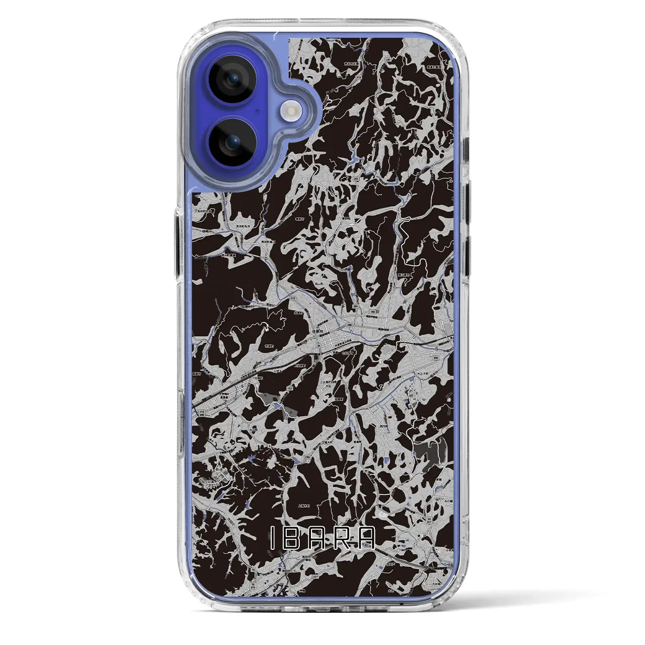 【井原(岡山県)】地図柄iPhoneケース(MagSafeタイプ)