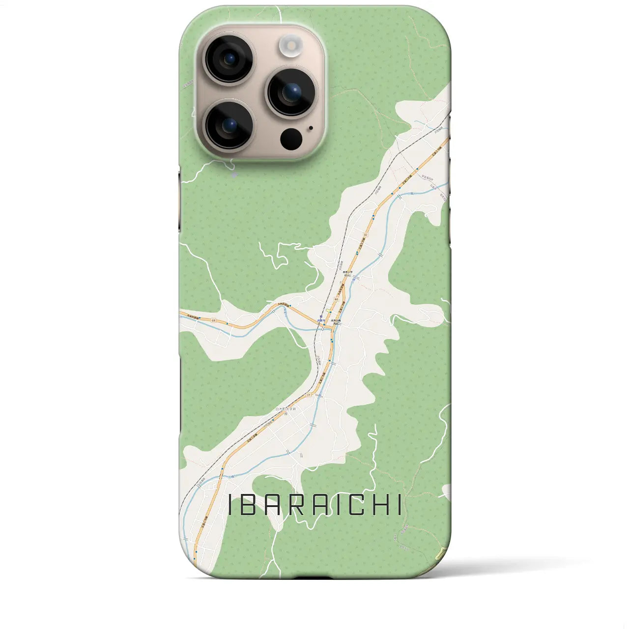 【井原市(広島県)】地図柄iPhoneケース(バックカバータイプ)