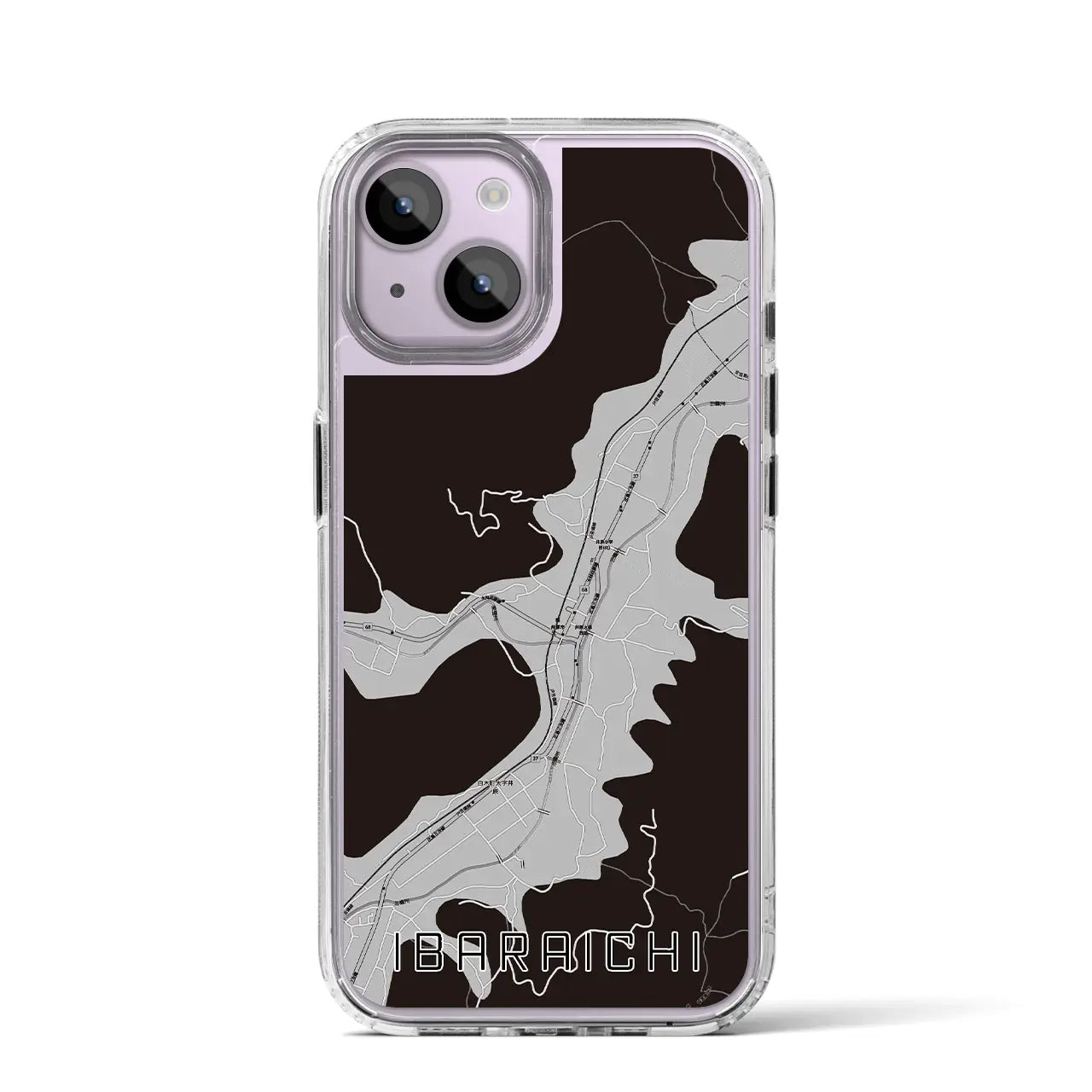 【井原市(広島県)】地図柄iPhoneケース(MagSafeタイプ)