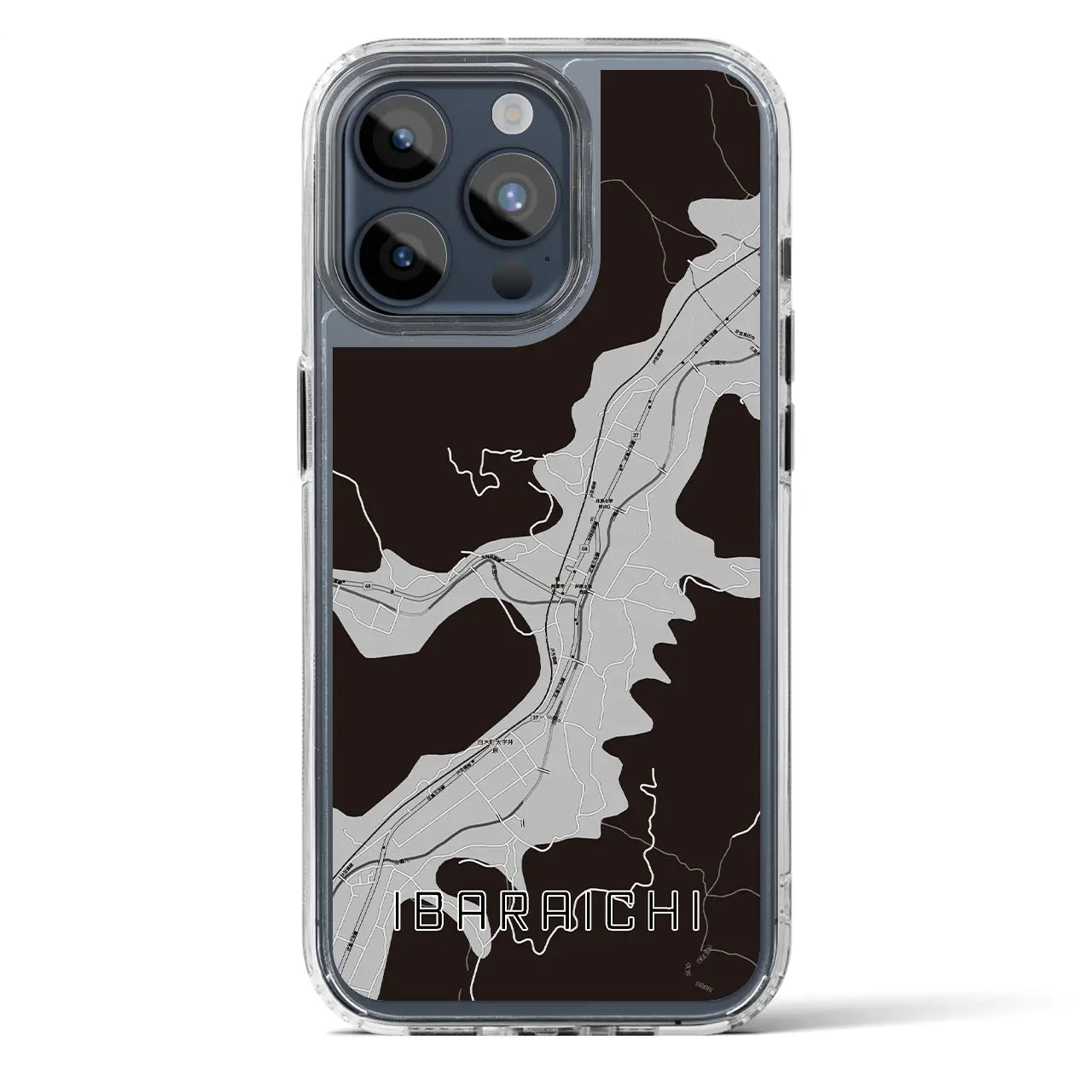【井原市(広島県)】地図柄iPhoneケース(MagSafeタイプ)