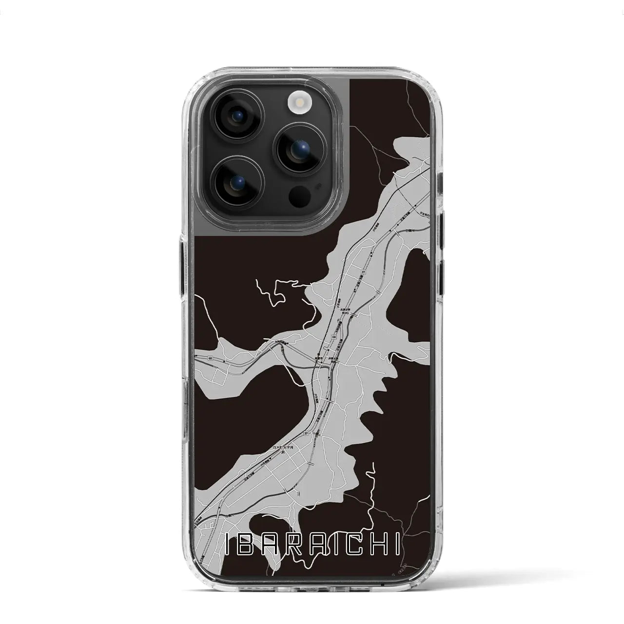 【井原市(広島県)】地図柄iPhoneケース(MagSafeタイプ)