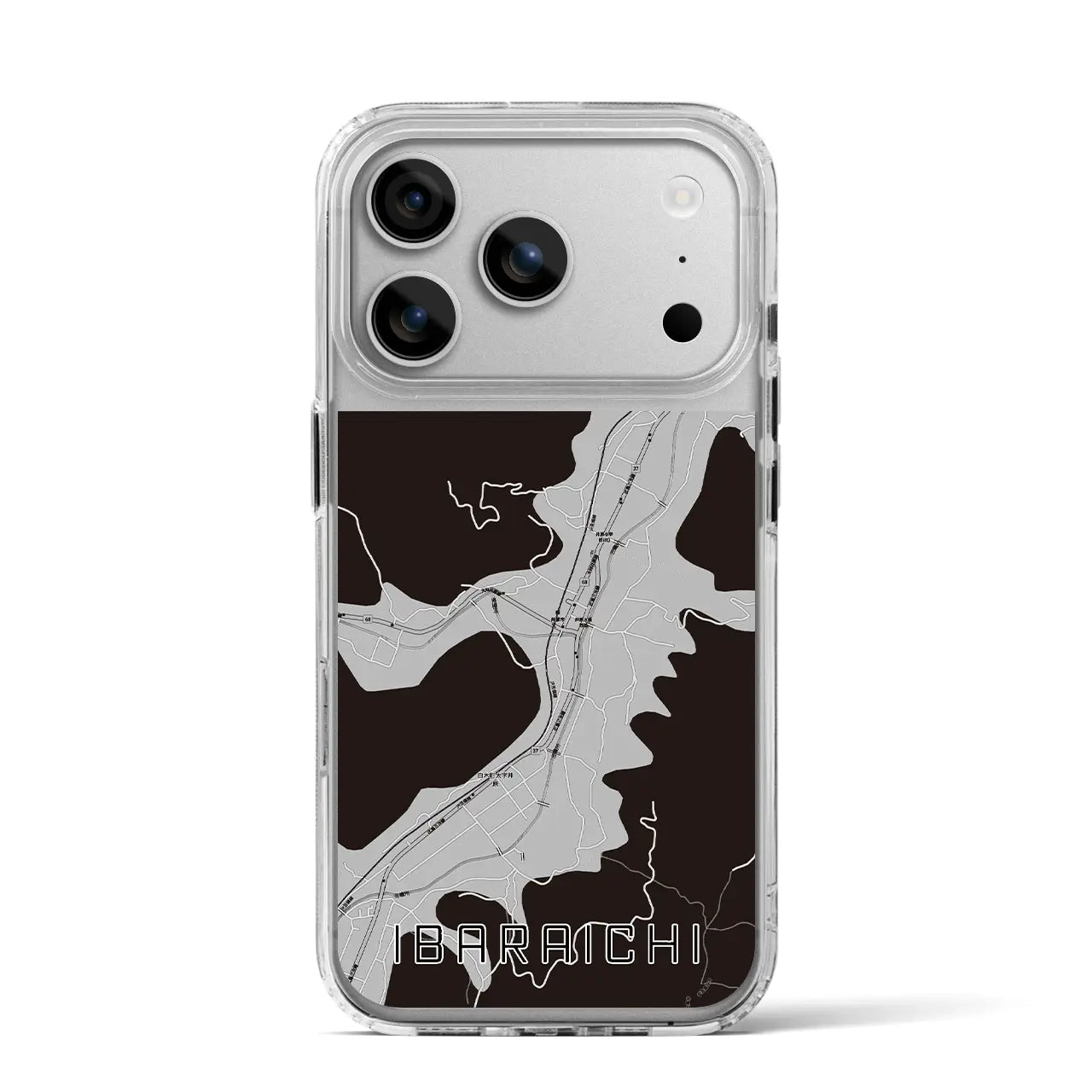 【井原市(広島県)】地図柄iPhoneケース(MagSafeタイプ)