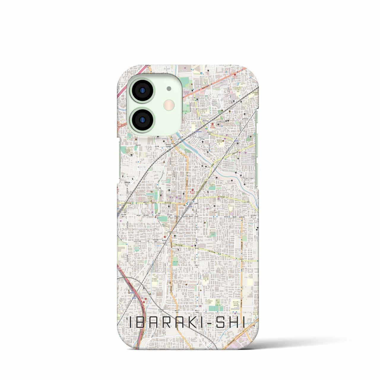 【茨木市(大阪府)】地図柄iPhoneケース(バックカバータイプ)