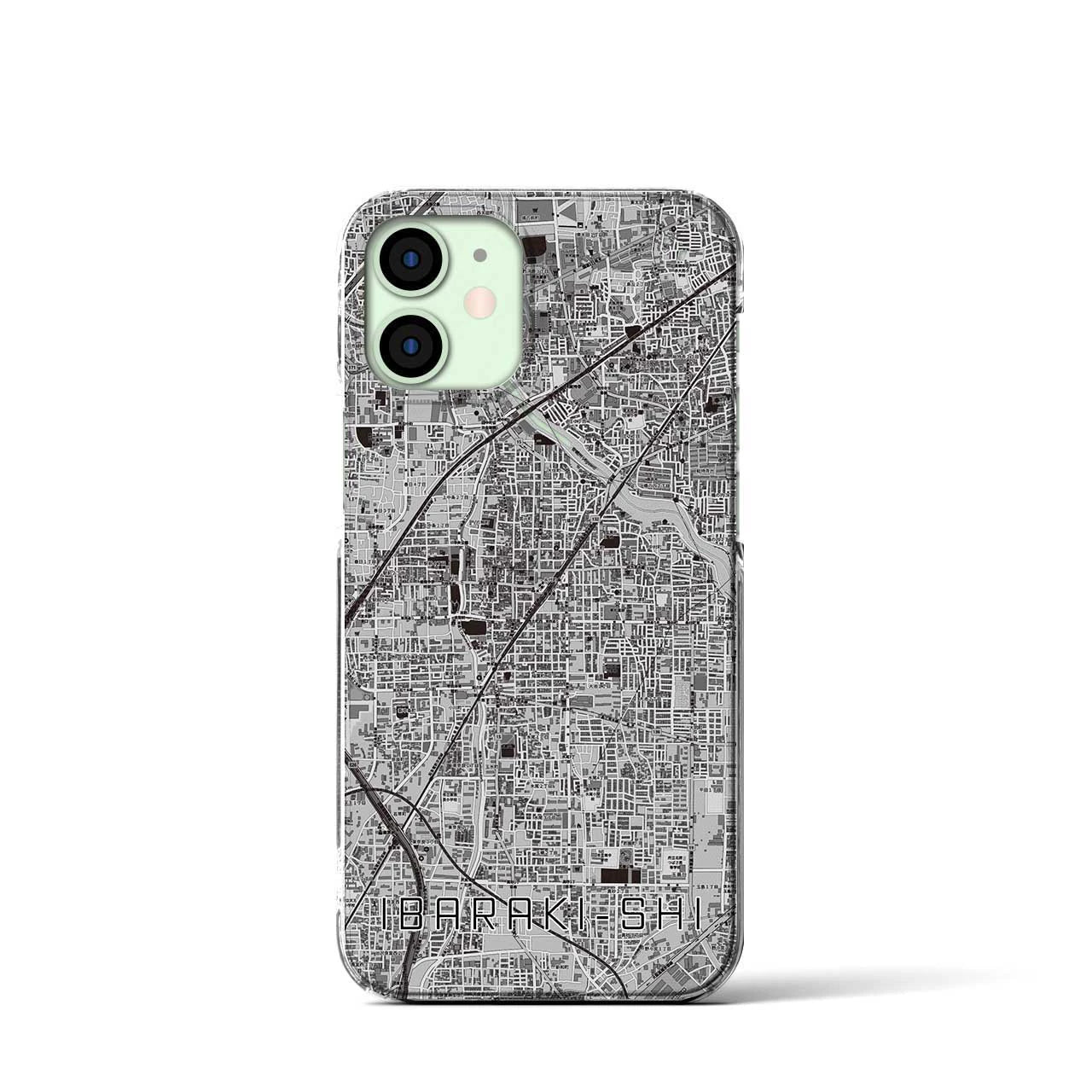 【茨木市(大阪府)】地図柄iPhoneケース(クリアタイプ)