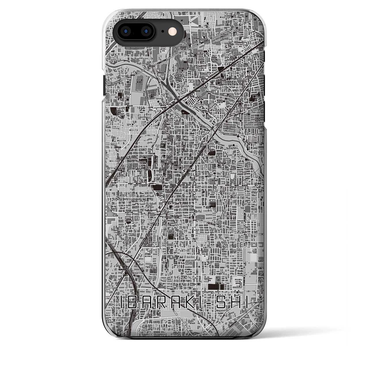 【茨木市(大阪府)】地図柄iPhoneケース(クリアタイプ)