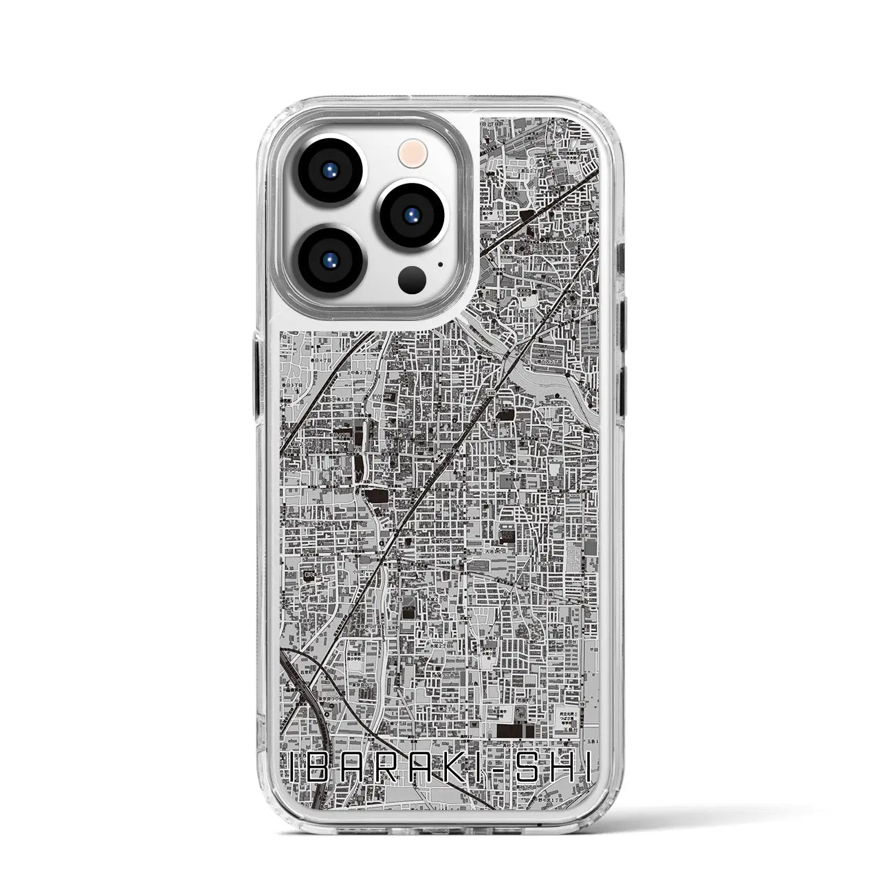 【茨木市(大阪府)】地図柄iPhoneケース(MagSafeタイプ)