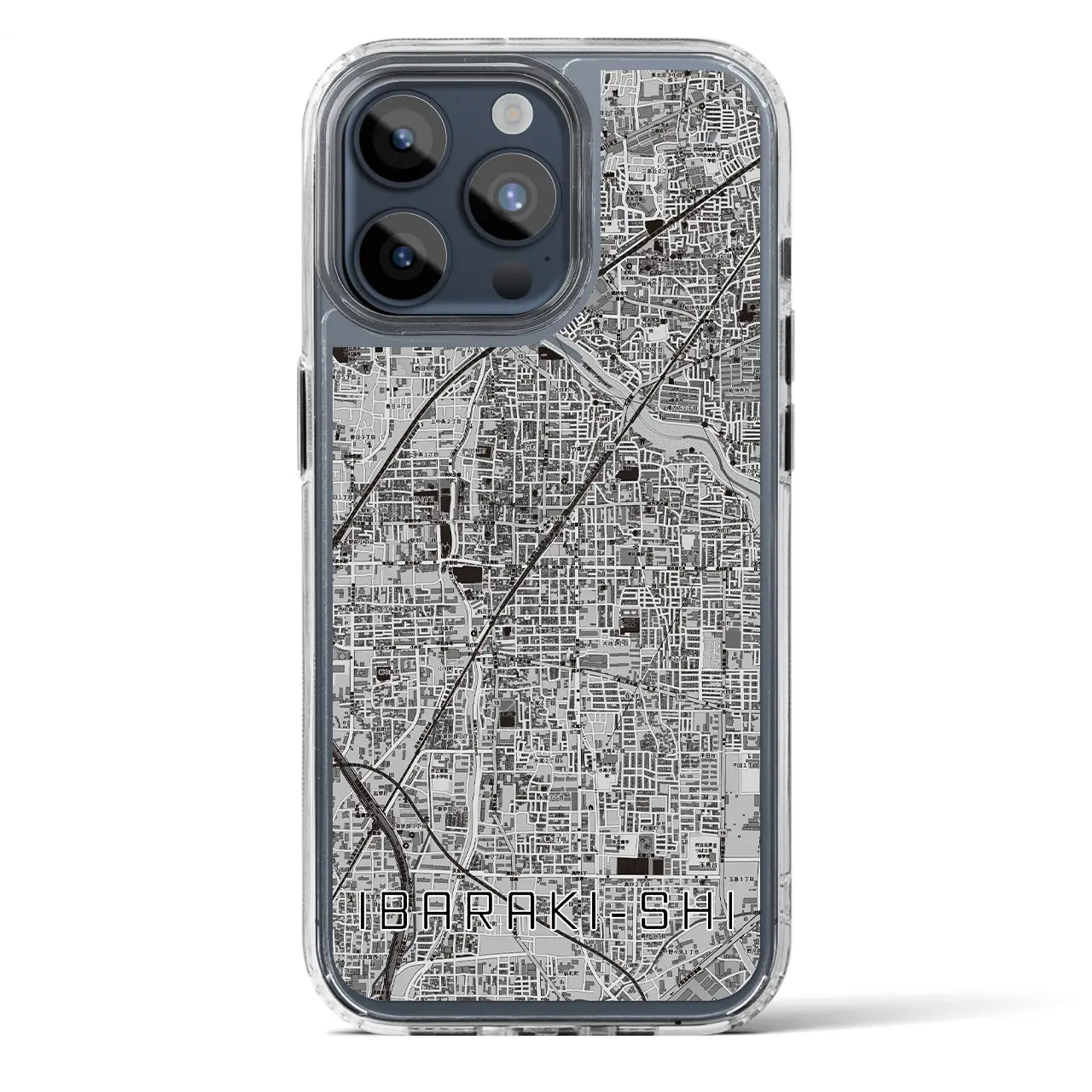 【茨木市(大阪府)】地図柄iPhoneケース(MagSafeタイプ)