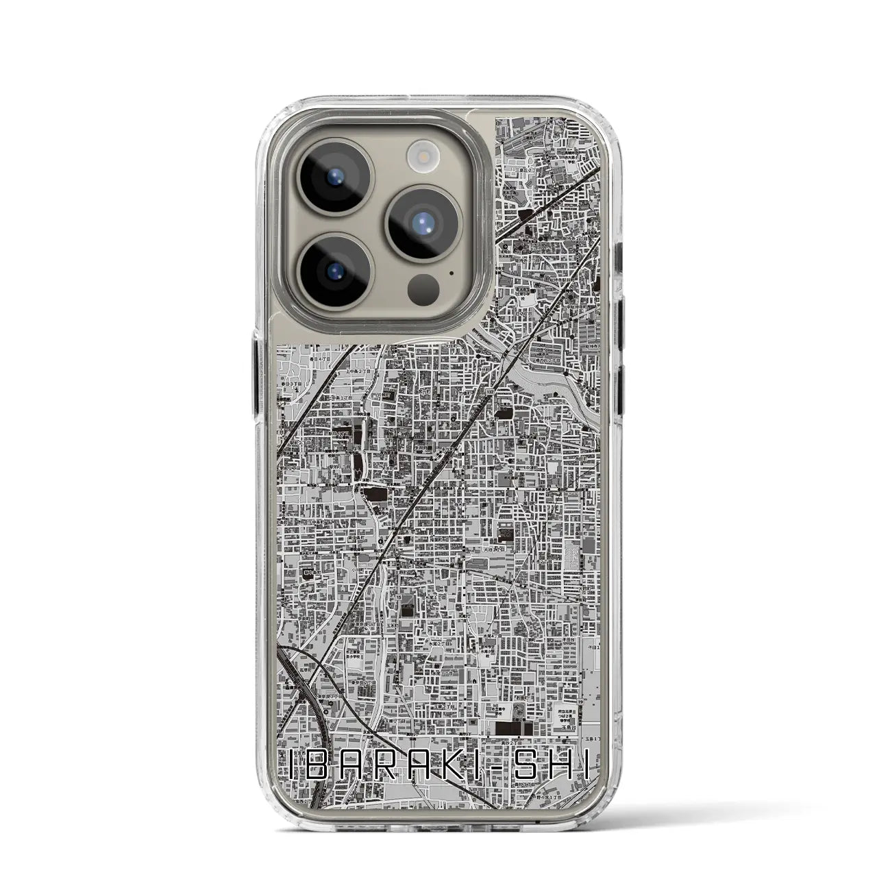 【茨木市(大阪府)】地図柄iPhoneケース(MagSafeタイプ)