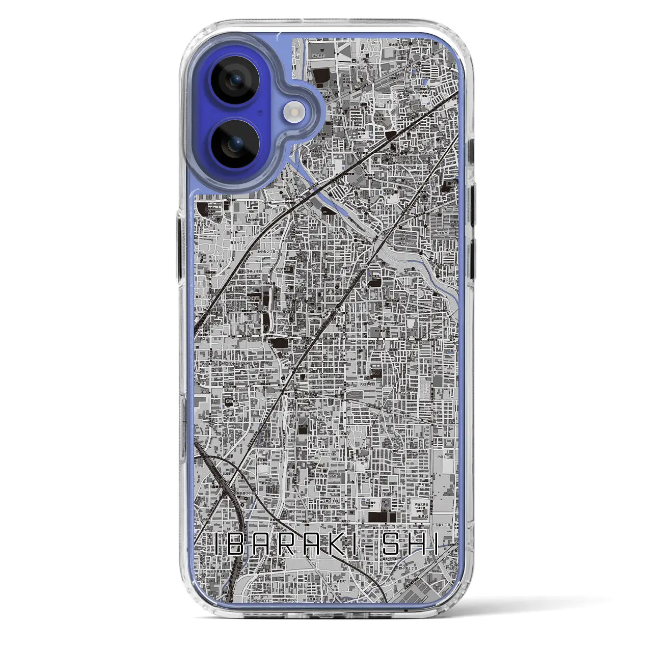 【茨木市(大阪府)】地図柄iPhoneケース(MagSafeタイプ)