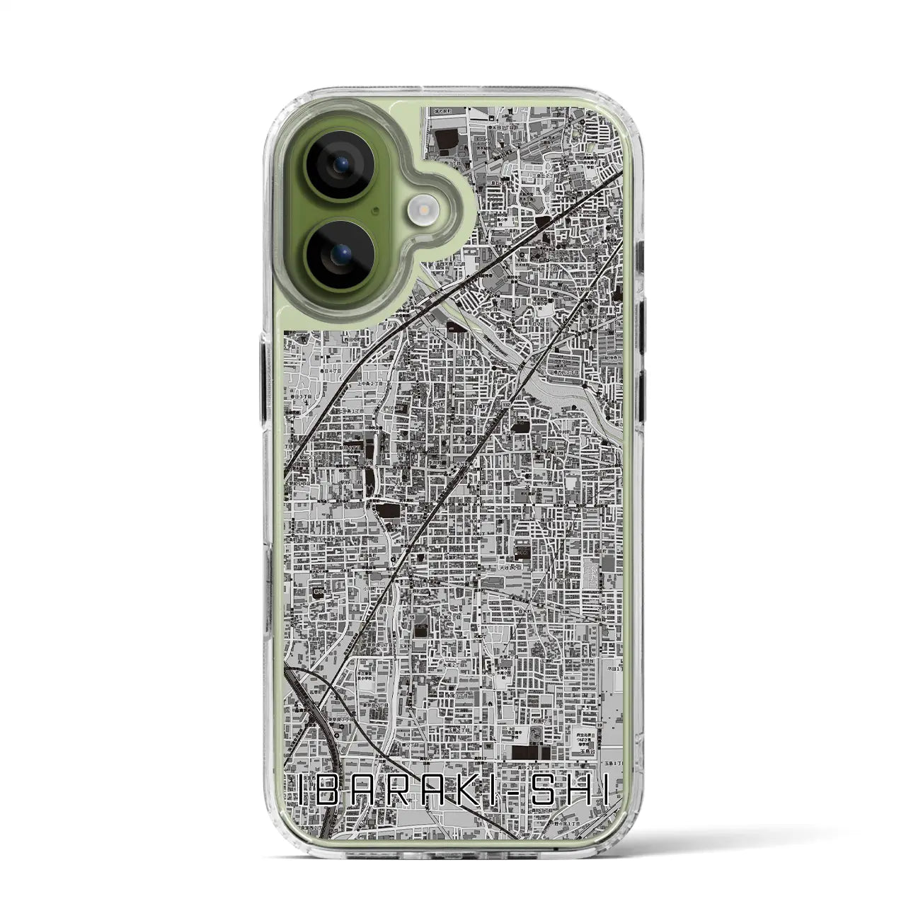 【茨木市(大阪府)】地図柄iPhoneケース(MagSafeタイプ)