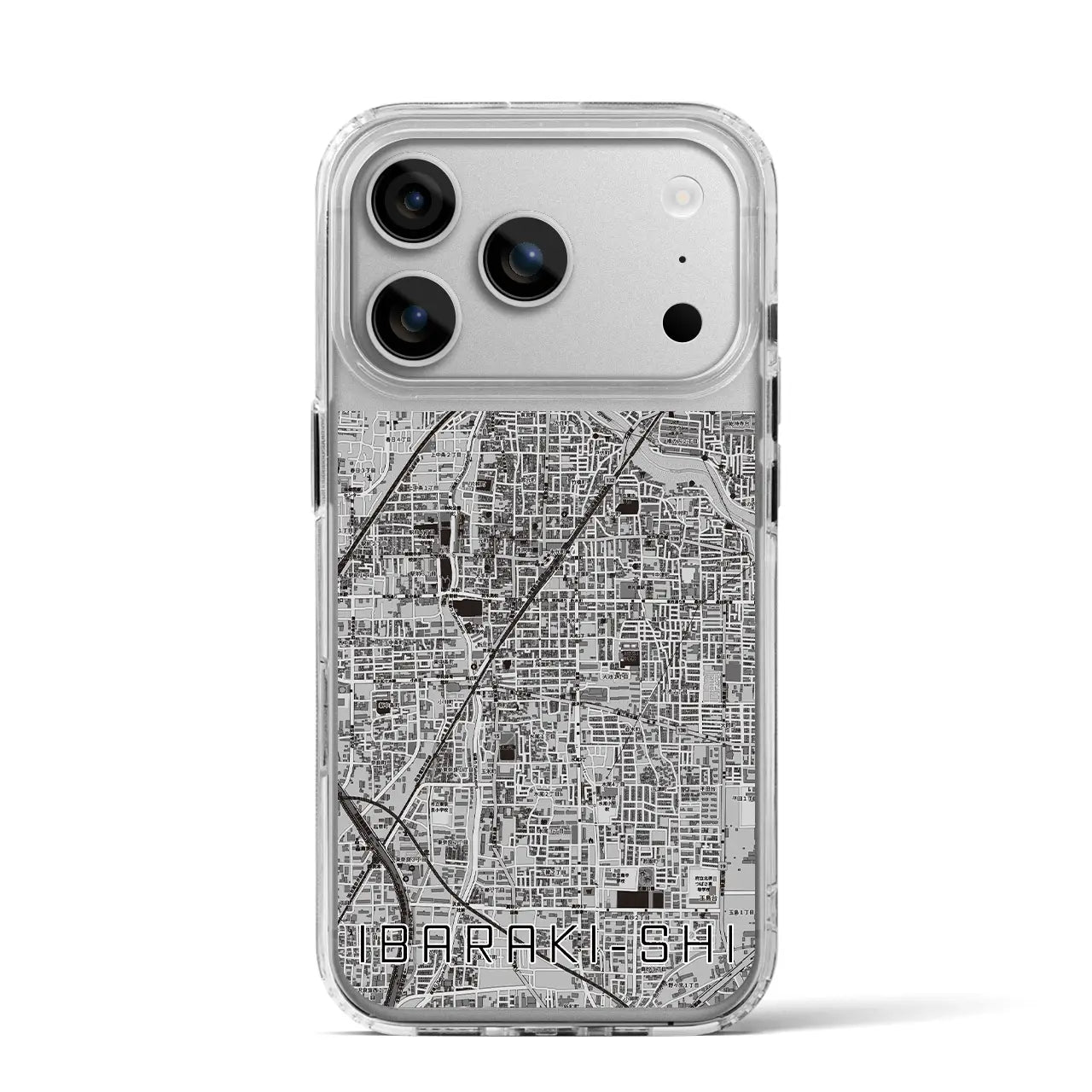 【茨木市(大阪府)】地図柄iPhoneケース(MagSafeタイプ)