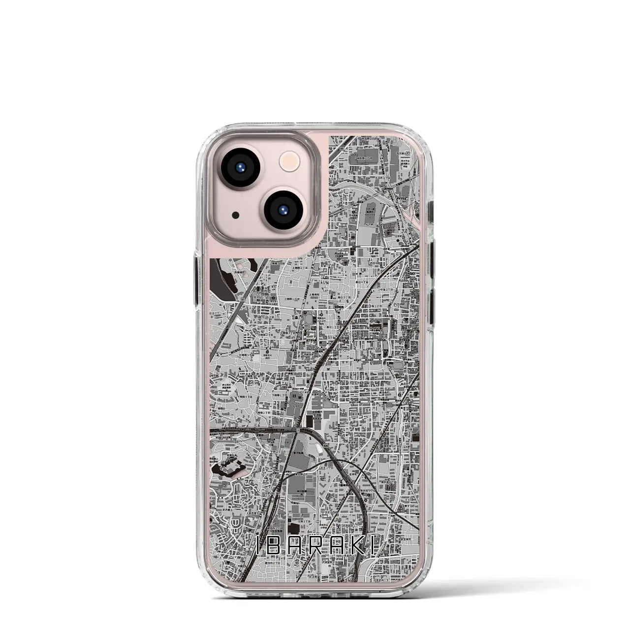 【茨木(大阪府)】地図柄iPhoneケース(MagSafeタイプ)