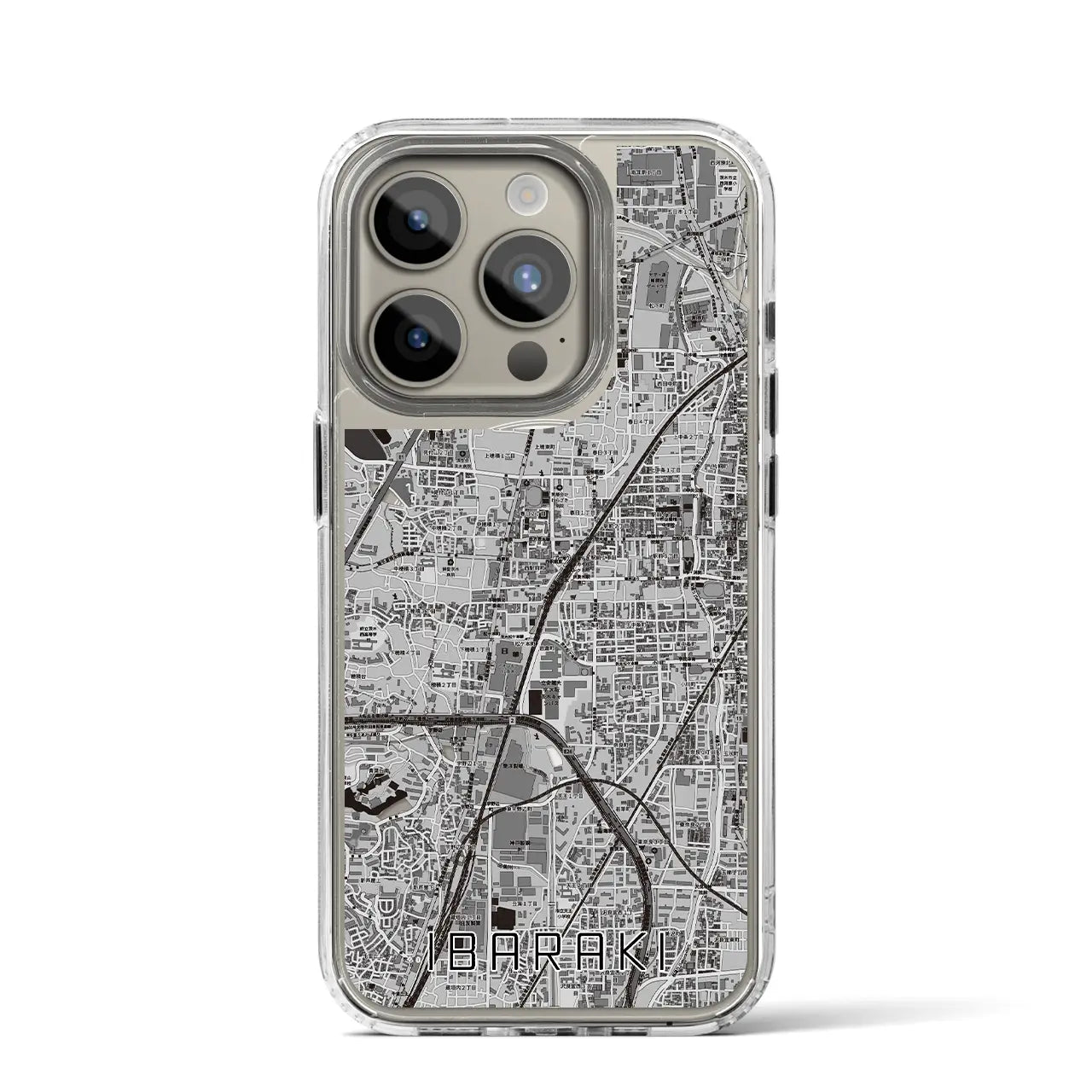 【茨木(大阪府)】地図柄iPhoneケース(MagSafeタイプ)