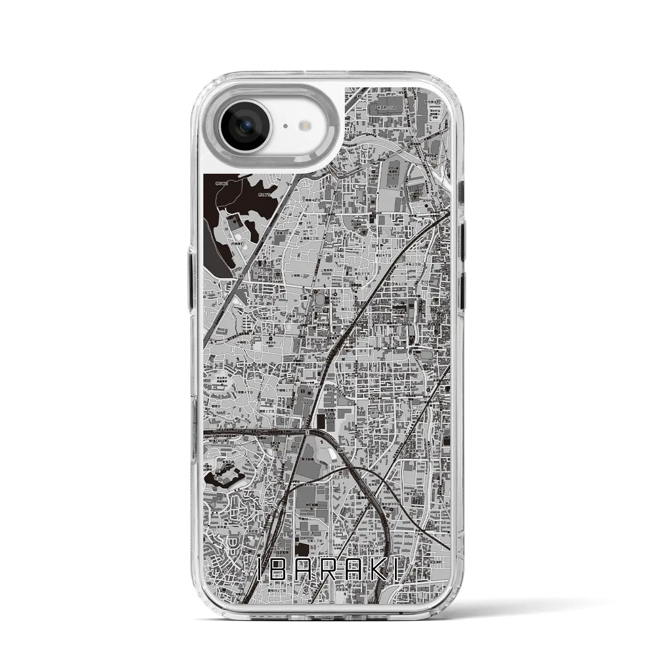 【茨木(大阪府)】地図柄iPhoneケース(MagSafeタイプ)