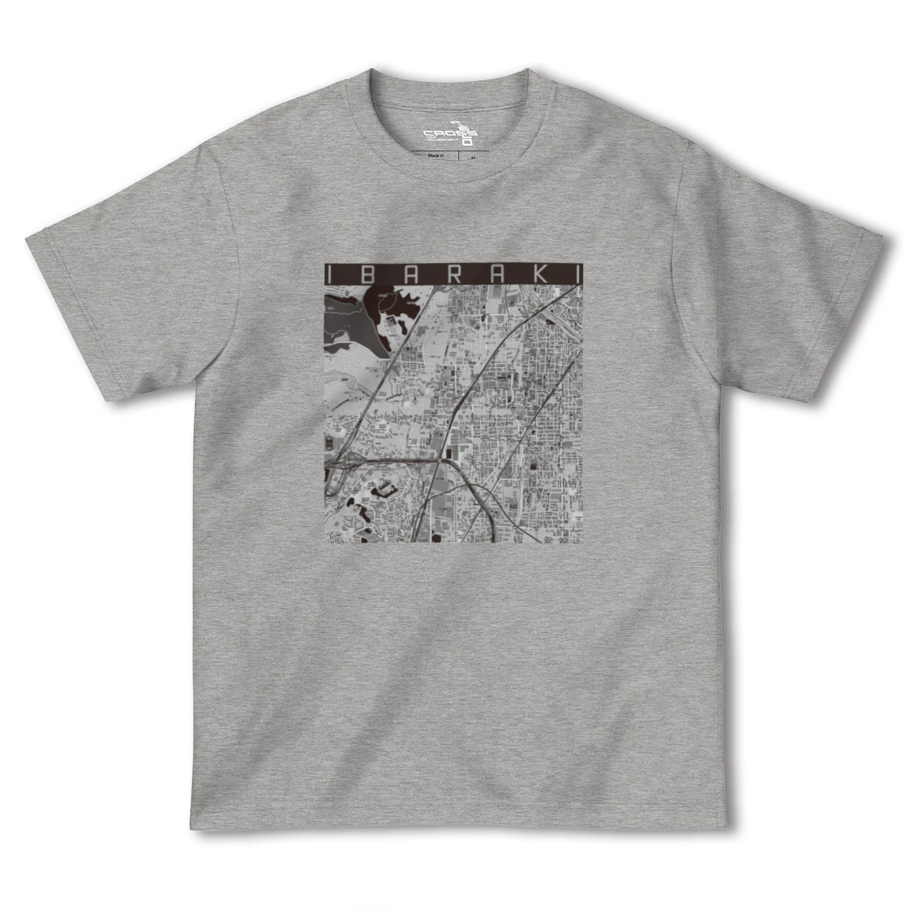 【茨木(大阪府)】地図柄ヘビーウェイトTシャツ