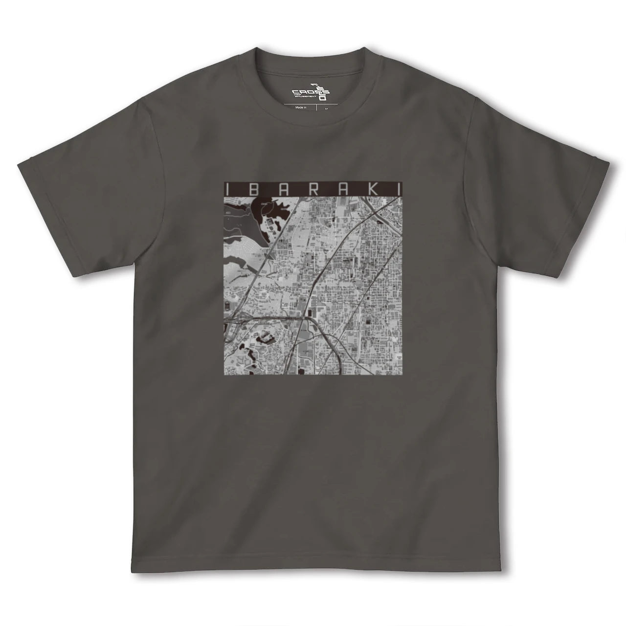【茨木(大阪府)】地図柄ヘビーウェイトTシャツ