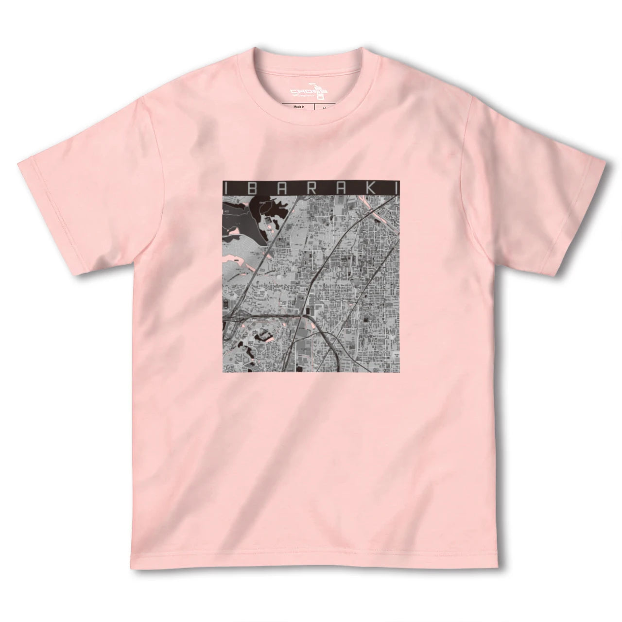 【茨木(大阪府)】地図柄ヘビーウェイトTシャツ