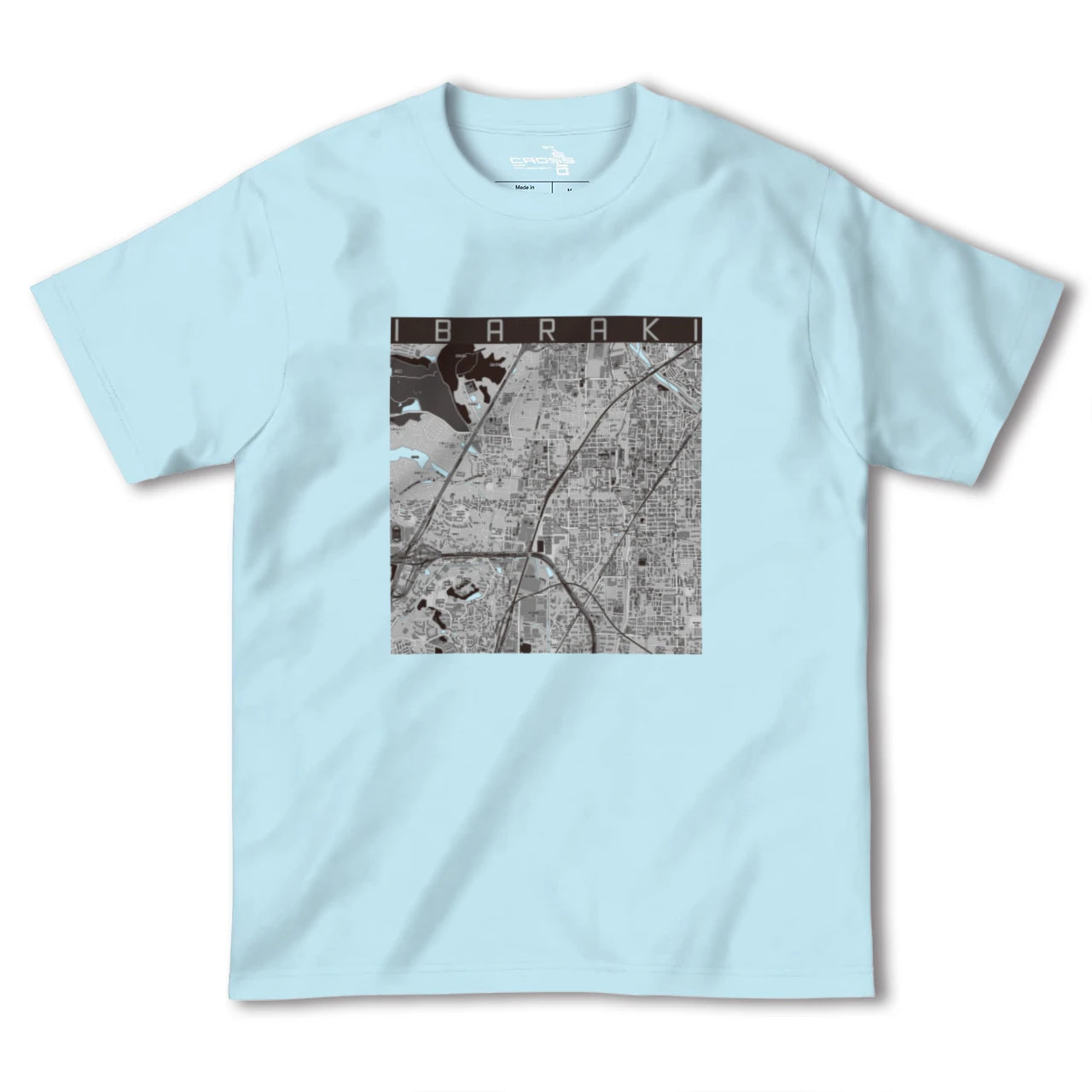 【茨木(大阪府)】地図柄ヘビーウェイトTシャツ