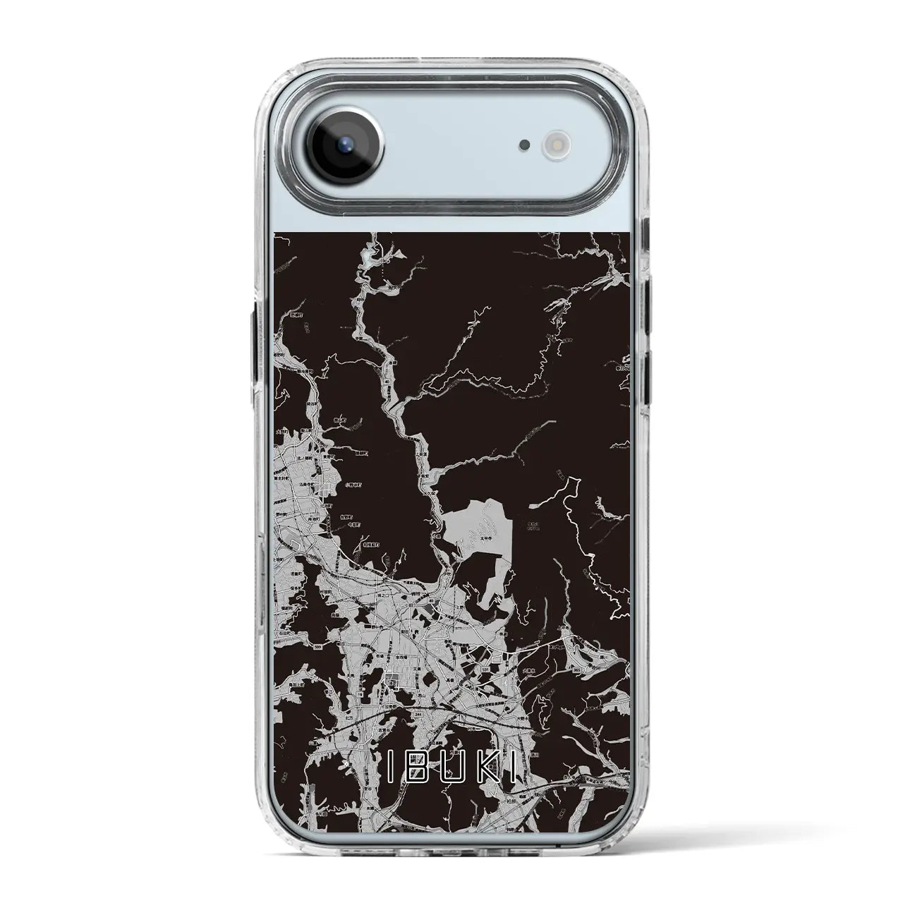 【伊吹(滋賀県)】地図柄iPhoneケース(MagSafeタイプ)