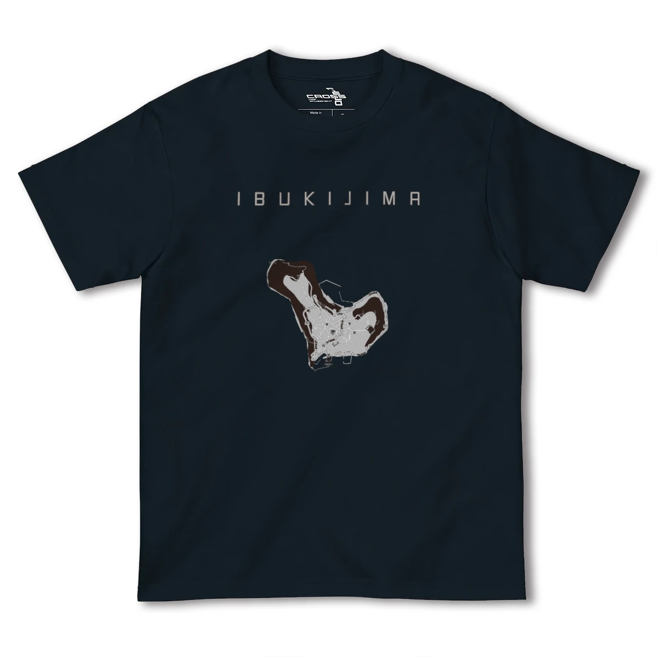 【伊吹島(香川県)】地図柄ヘビーウェイトTシャツ