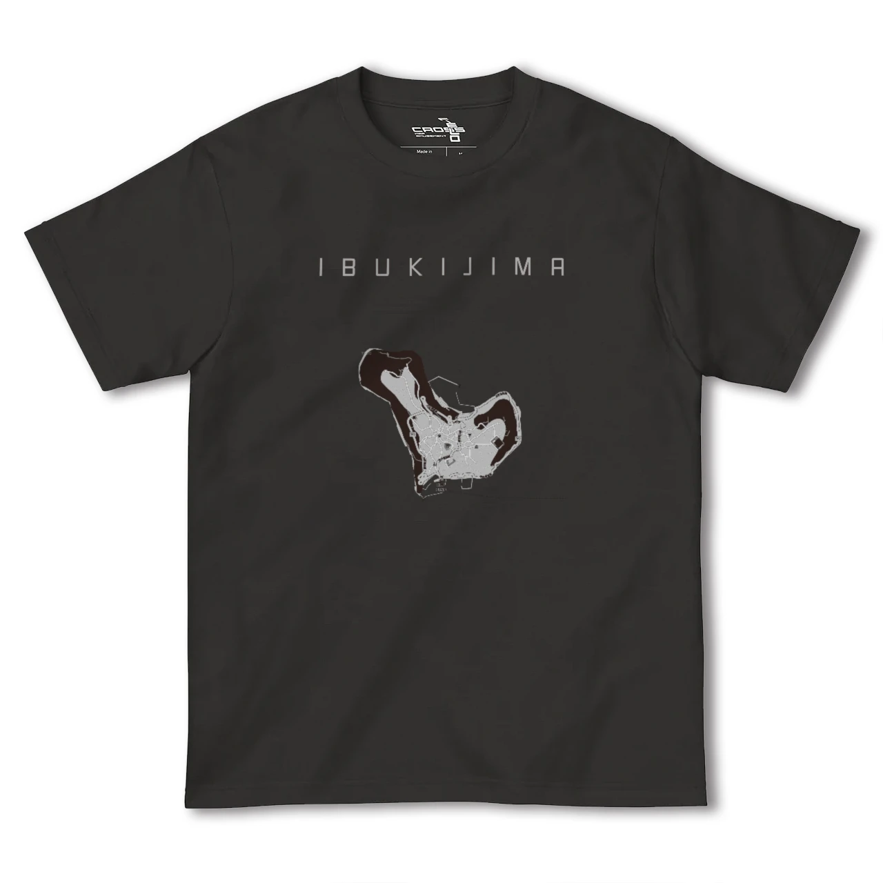 【伊吹島(香川県)】地図柄ヘビーウェイトTシャツ