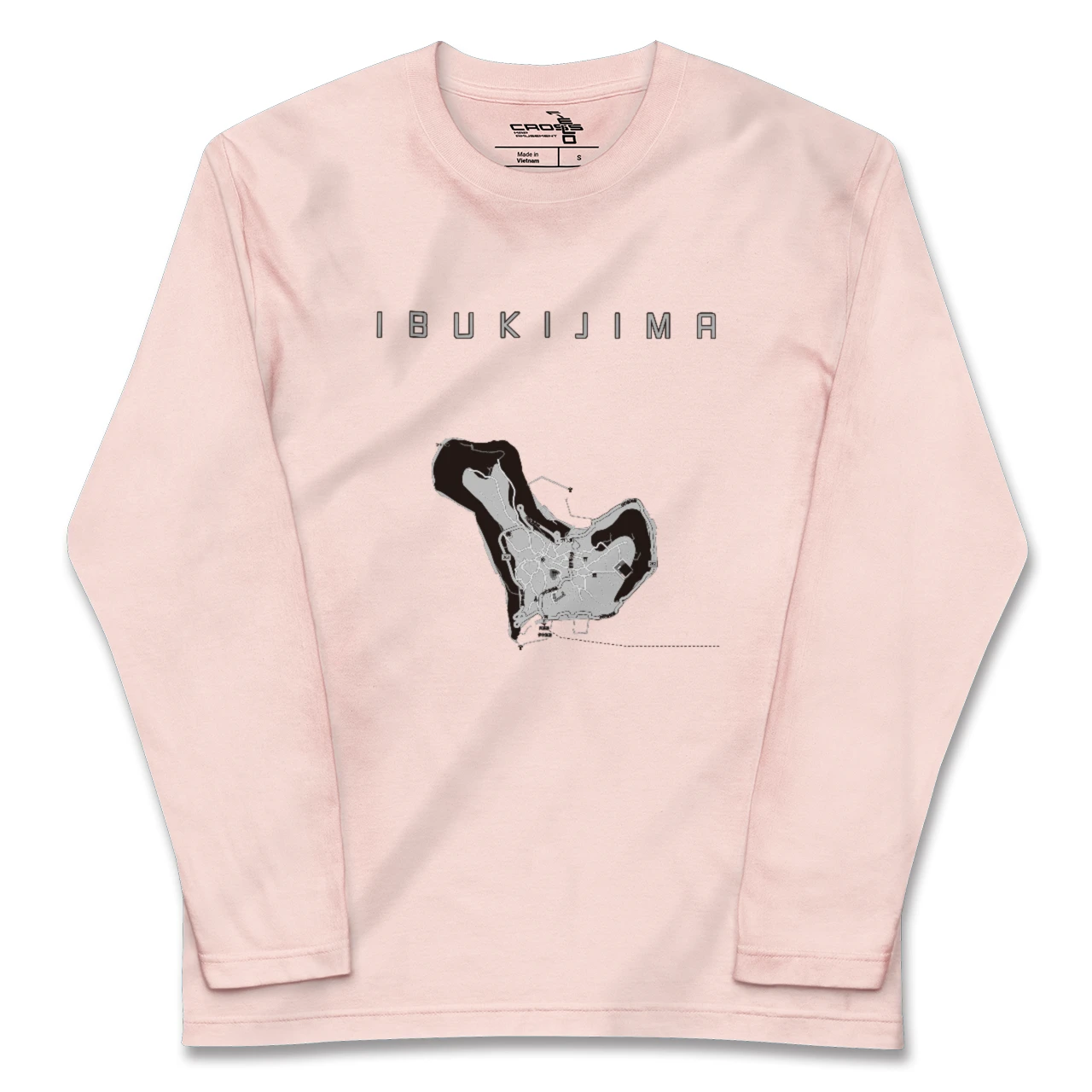 【伊吹島(香川県)】地図柄ロングスリーブTシャツ
