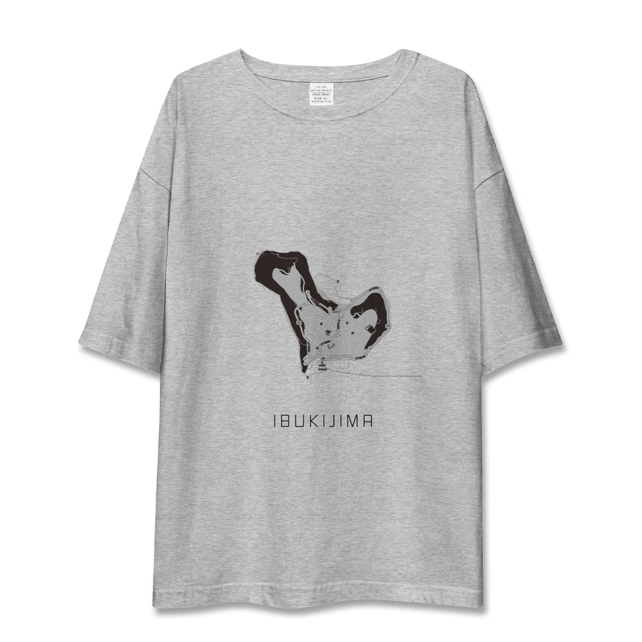 【伊吹島(香川県)】地図柄ビッグシルエットTシャツ