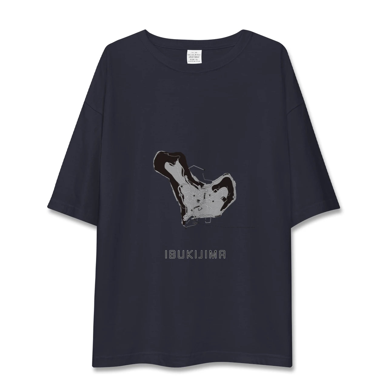 【伊吹島(香川県)】地図柄ビッグシルエットTシャツ
