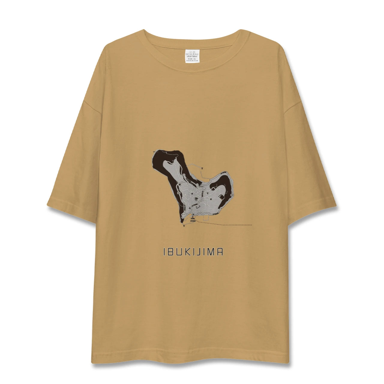 【伊吹島(香川県)】地図柄ビッグシルエットTシャツ