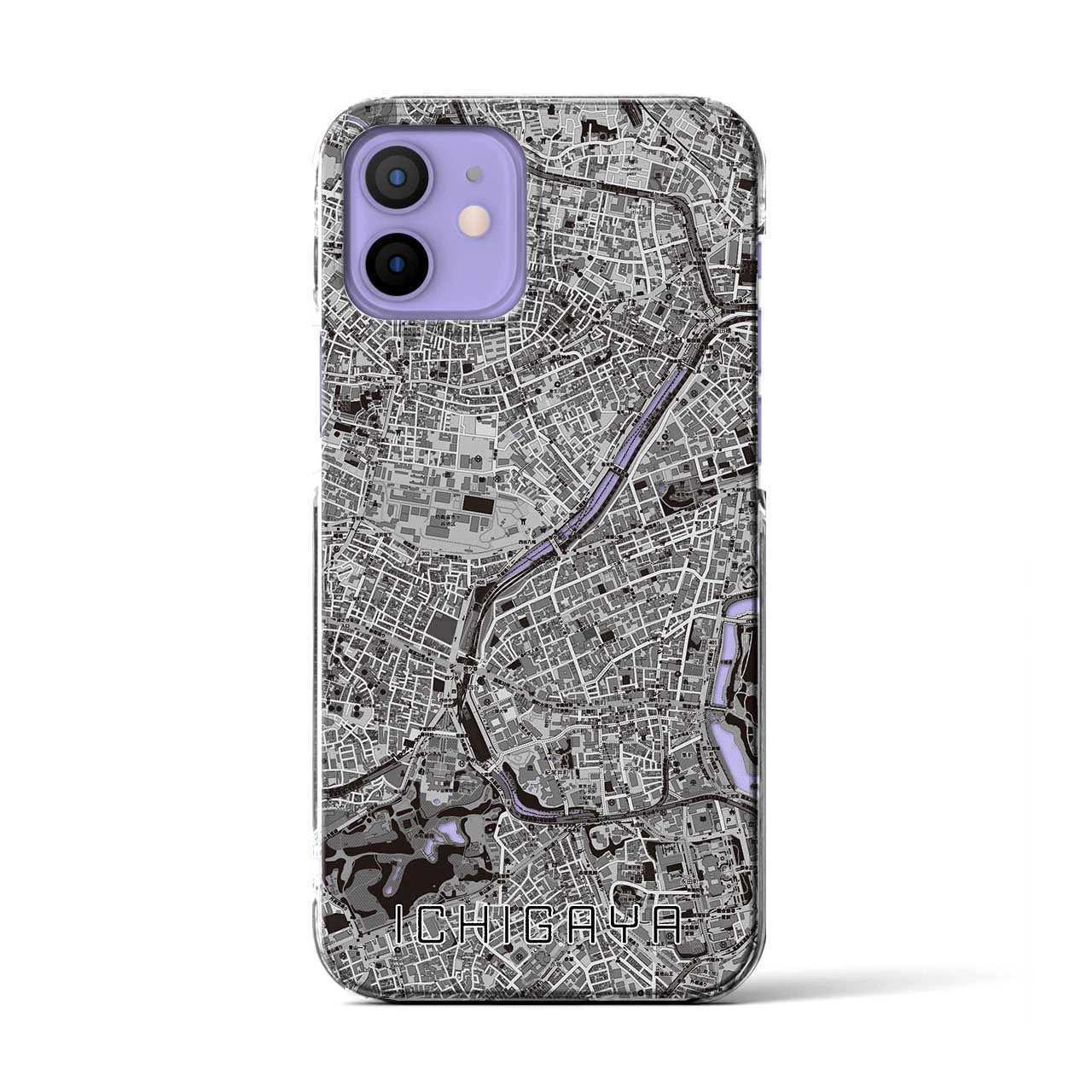 【市ケ谷(東京都)】地図柄iPhoneケース(クリアタイプ)